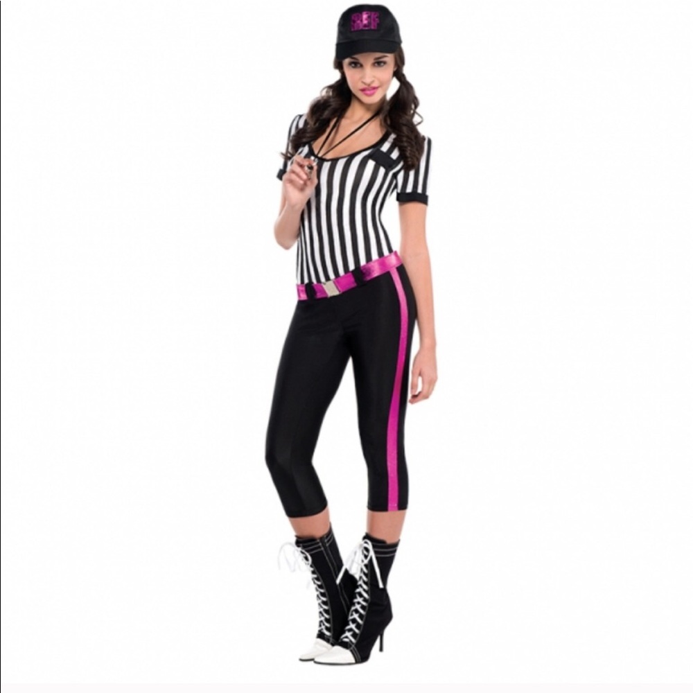 Ref Costume. Includes hat belt shirt whistle pants